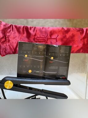 Black Ceramic Tourmaline Hair Straightener - Professional Hair Tool